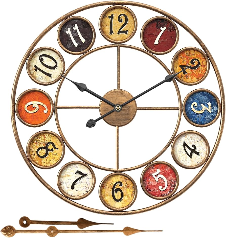 Reloj de Cocina Retro Metal