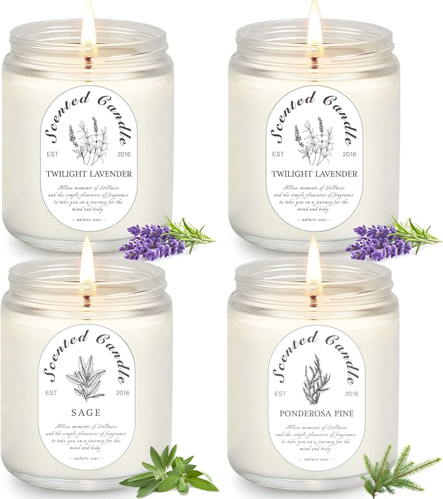 Set de velas aromáticas premium